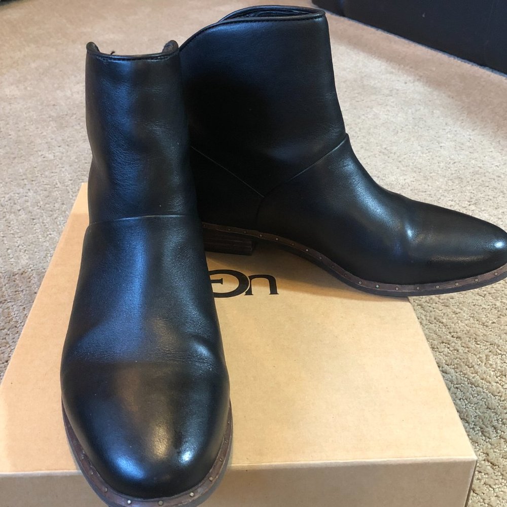 UGG Women's Black Bruno Ankle Bootie